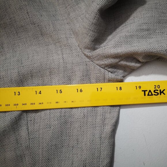 Zara Basics Collection Ladies Size 4 Grey & Beige Lined Tab Collar Blazer - Picture 11 of 11